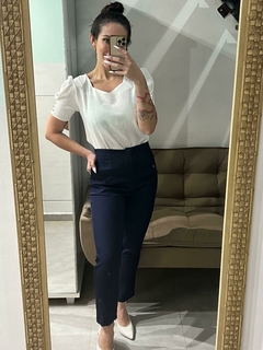 Calça Cassia - Azul marinho - comprar online