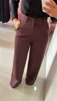 Calça Pantalona - Marrom - Le Boutique