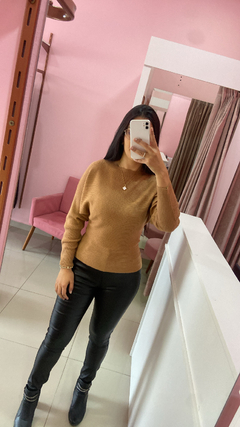 Blusa em Modal Iza - Caramelo - Le Boutique
