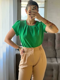 Calça Alfaiataria Pérola - Bege - Le Boutique
