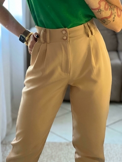Calça Alfaiataria Pérola - Bege - comprar online