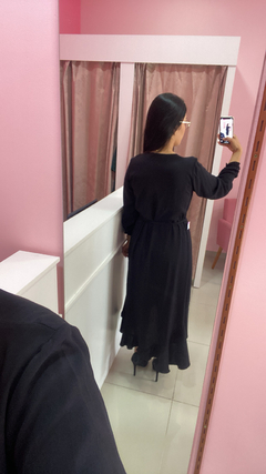 Imagem do Vestido Envelope Ravena - Preto
