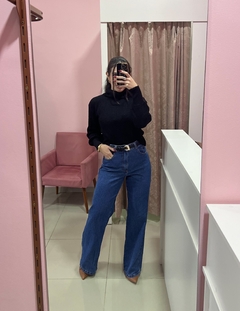Calça Jeans Wide Leg Maria Eduarda - loja online