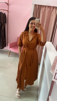 Chemise Luciana - Caramelo na internet