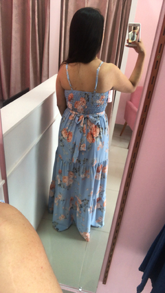 Imagem do Vestido Jasmin - Floral Azul