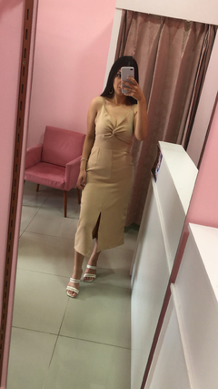 Vestido Midi Pietra - Bege