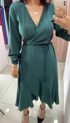 Vestido Envelope Ravena - Verde na internet