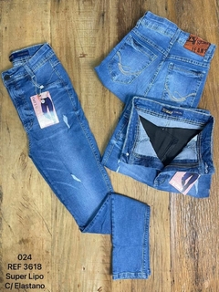 Calça Jeans com Cinta Modeladora - Le Boutique