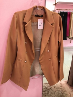 Blazer Alongado Aline - Caramelo - loja online