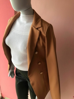 Blazer Alongado Aline - Caramelo - Le Boutique