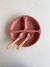 PLATO CON DIVISIONES Y CUBIERTOS - comprar online