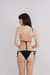 BIQUINI CORTININHA FLOR PRETO - comprar online