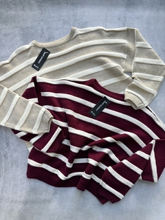 Sweater RELIEVE rayado - comprar online