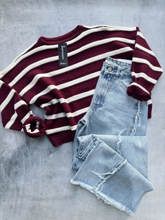 Sweater RELIEVE rayado