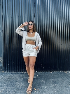 Camisa LINO - Looke.ame