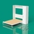 VERTICAL 2 PLAZAS, MAS ESTANTERIAS. FRENTE 1 COLOR. - NO BED! Camas Rebatibles.