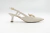 Scarpin slingback com fivela