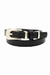 Cinto Feminino Fino Preto com Fivela Dourada - comprar online