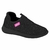 Tênis Slip On Molekinha Preto com Glitter e Detalhe Pink - comprar online
