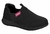 Tênis Slip On Molekinha Preto com Detalhe Pink - comprar online
