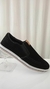 Sapato Slip On Masculino Preto em Suede - comprar online