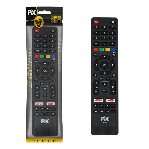 CONTROLE REMOTO COMPATÍVEL PHILCO PH 32 / 45 / 55 - MARCA PIX