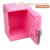 COFRE DIGITAL ELETRONICO PUXA NOTAS E MOEDAS - ROSA - Sancomp