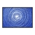 Quadro Decorativo Abstrato Círculos Em Linhas Azul ABS090 - comprar online