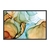 Quadro Decorativo Abstrato Marmorizado Nude E Azul ABS218 - comprar online