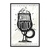Quadro Café Frase "Coffee O' Clock" AGOC181