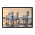 Quadro Decorativo Cavalos Brancos Na Água ANIC005
