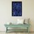 Quadro Decorativo Abstrato Linhas Azul ABS092