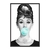 Quadro Decorativo Audrey Hepburn Chiclete EST156