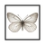 Quadro Decorativo Borboleta Cinza Composição ANIB016