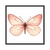 Quadro Decorativo Borboleta Vermelha Composição ANIB025