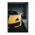 Quadro Decorativo Carro Ferrari Amarela Luxo Detalhe VEIC022
