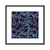 Quadro Decorativo Folhagens Azul E Vermelho FOL280