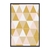 Quadro Decorativo Geométrico Triângulo Cor Nude Luxo GEO283