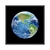 Quadro Decorativo Globo Terrestre Fundo Preto MMU004