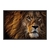 Quadro Decorativo Leão Rosto Luxo ANIL069
