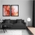 Quadro Decorativo Mosaico Combo Com 2 Peças Abstrato Marmorizado Cor Terra MOS202203