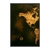 Quadro Decorativo Mosaico Conjunto Com 3 Peças Mapa-Múndi Verde E Nude Textura MOS235236237 - comprar online