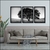 Quadro Decorativo Mosaico Conjunto Com 3 Unidades Árvore Em Campo Preto E Branco MOS065066067