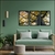 Quadro Decorativo Mosaico Copa De Árvore Folhas Outonadas E Tronco Conjunto Com 3 Peças MOS274275276