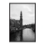 Quadro Decorativo Paisagem Amsterdã Preto E Branco URB028
