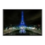Quadro Decorativo Urbano Torre Eiffel Luz Azul URB377