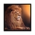 Quadro Decorativo Leão Luxo Rei Da Selva ANIL007