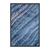 Imagem do Quadros Decorativos Conjunto Com 3 Unidades Abstrato Azul Texturizado ABS100101103