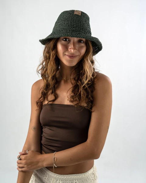 Capelina Tejida Duna Musgo - comprar online