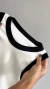 REGATA EMMA BRANCA COM BORDA PRETA - comprar online